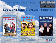 Tablet Screenshot of guymontagne.fr